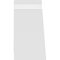 Ekena Millwork Archdale Architectural Grade PVC Gable Bracket, 48"W x 8"H x 4"D x 4"F, 4/12 Pitch GBP048X08X0404ARC00 - alternate 4
